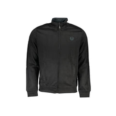 Gian Marco Venturi dukserica Muškarci Crna s Patentnim Zatvaračem Fleece Logo