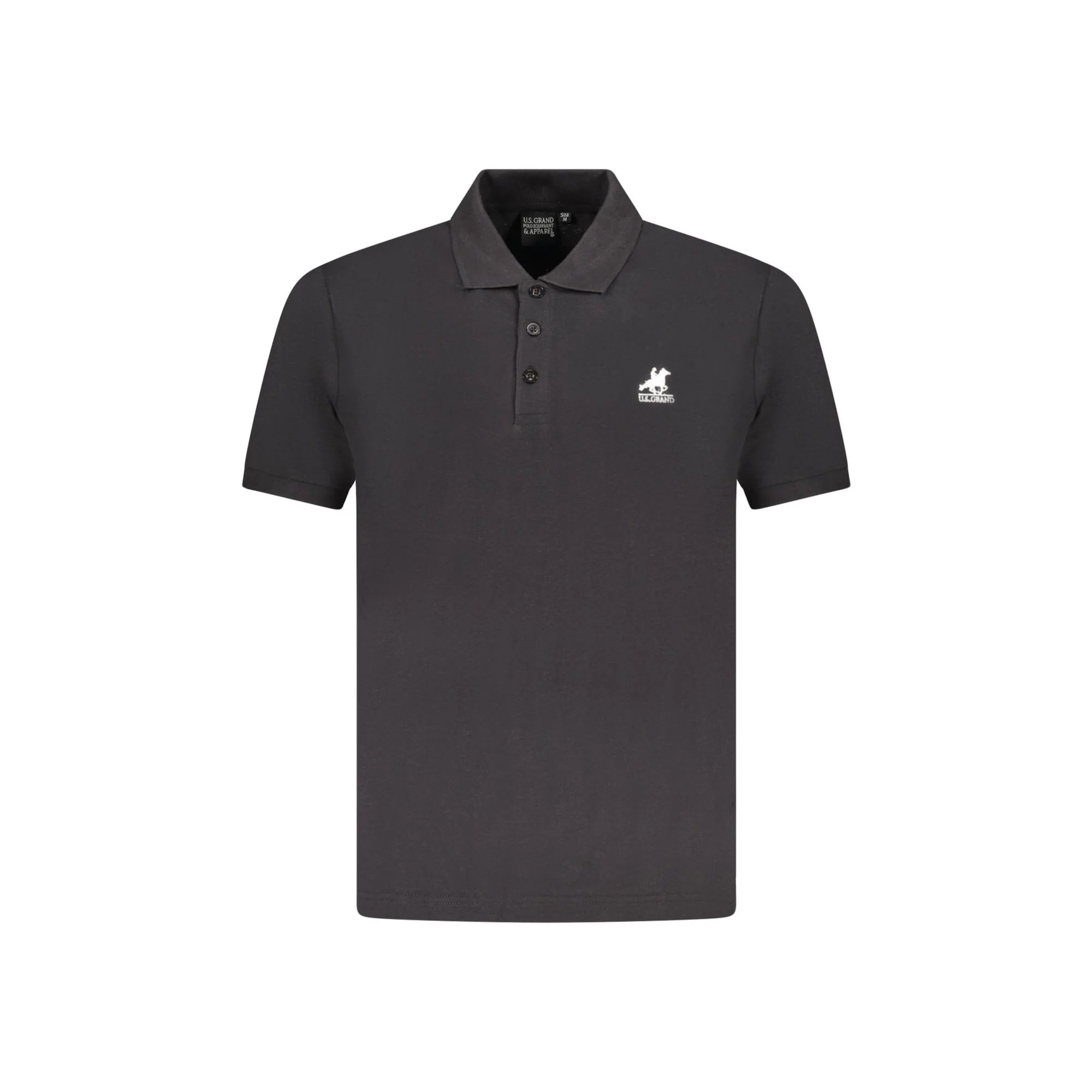 U.S. GRAND POLO POLO MANICHE CORTE UOMO NERO