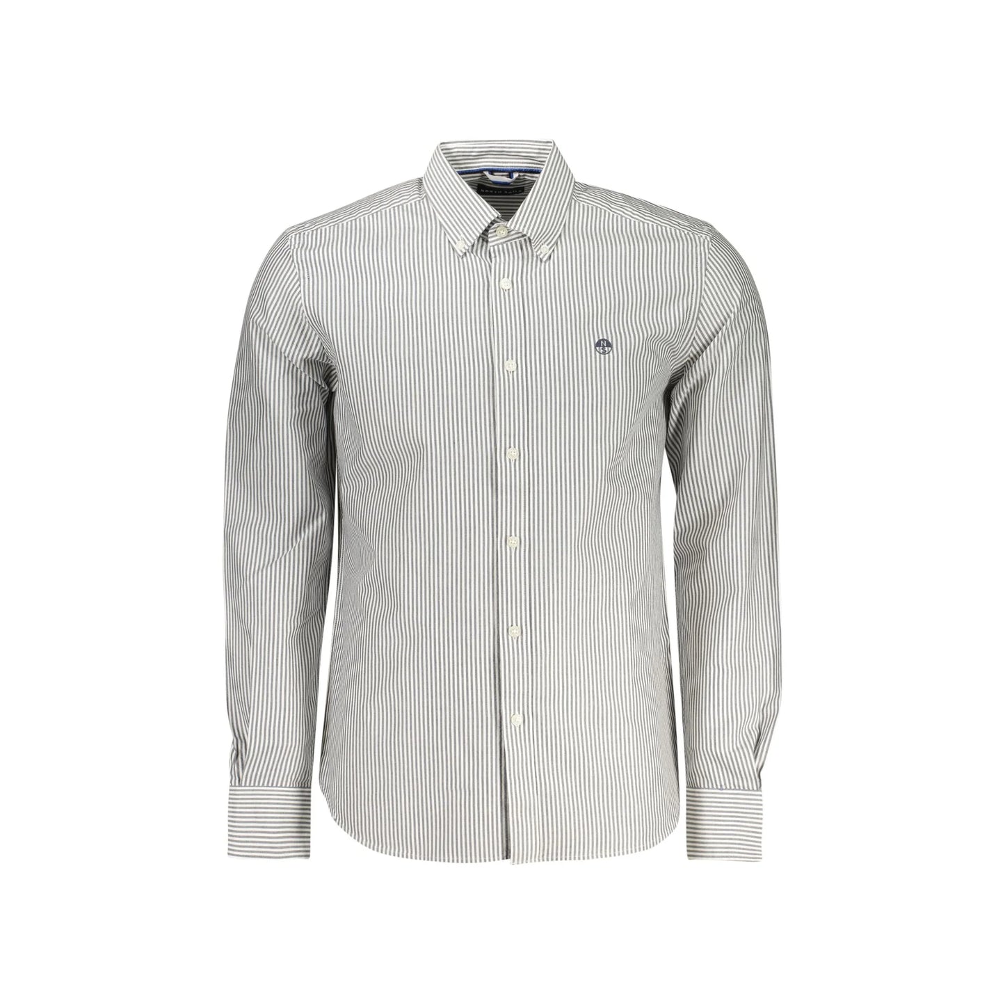 North Sails Camicia Maniche Lunghe Uomo Bianca Ricamo Camicie Bianco - foto prodotto