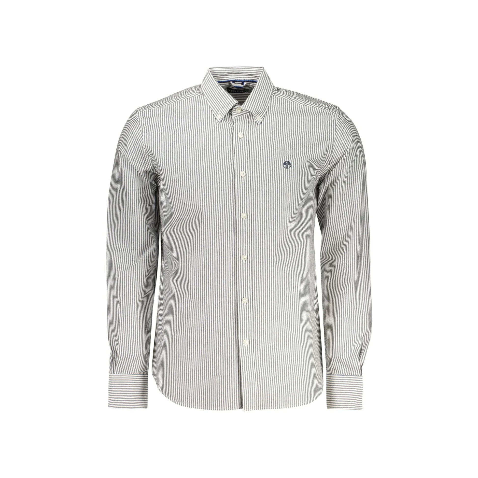 North Sails Camicia Maniche Lunghe Uomo Bianca Ricamo Camicie Bianco - foto prodotto