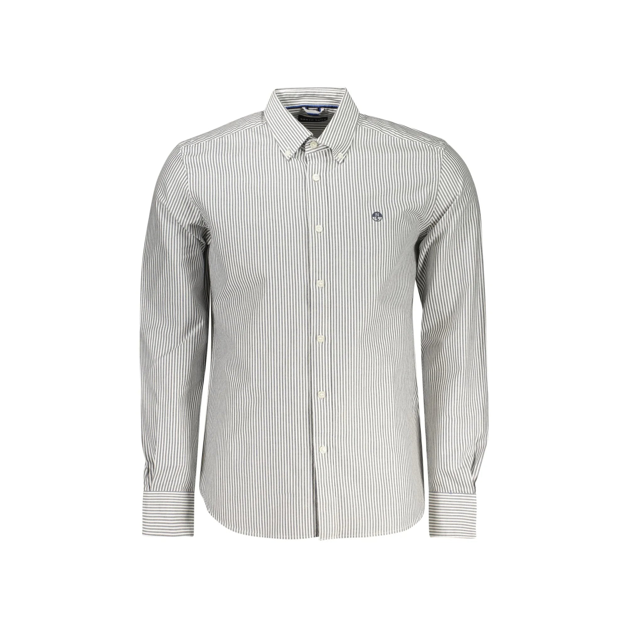 North Sails Camicia Maniche Lunghe Uomo Bianca Ricamo Camicie Bianco - foto prodotto