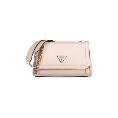GUESS JEANS Borsa Donna a Spalla Noelle Rosa con Catena Borse - foto prodotto