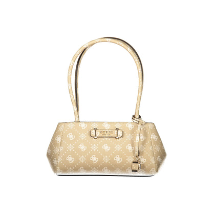 Guess Jeans Borsa a Spalla Donna beige Stampa Logo Borse - foto prodotto