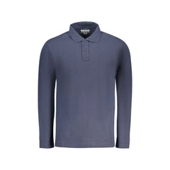 Timberland Polo Maniche Lunghe Uomo Blu Ricamo Logo