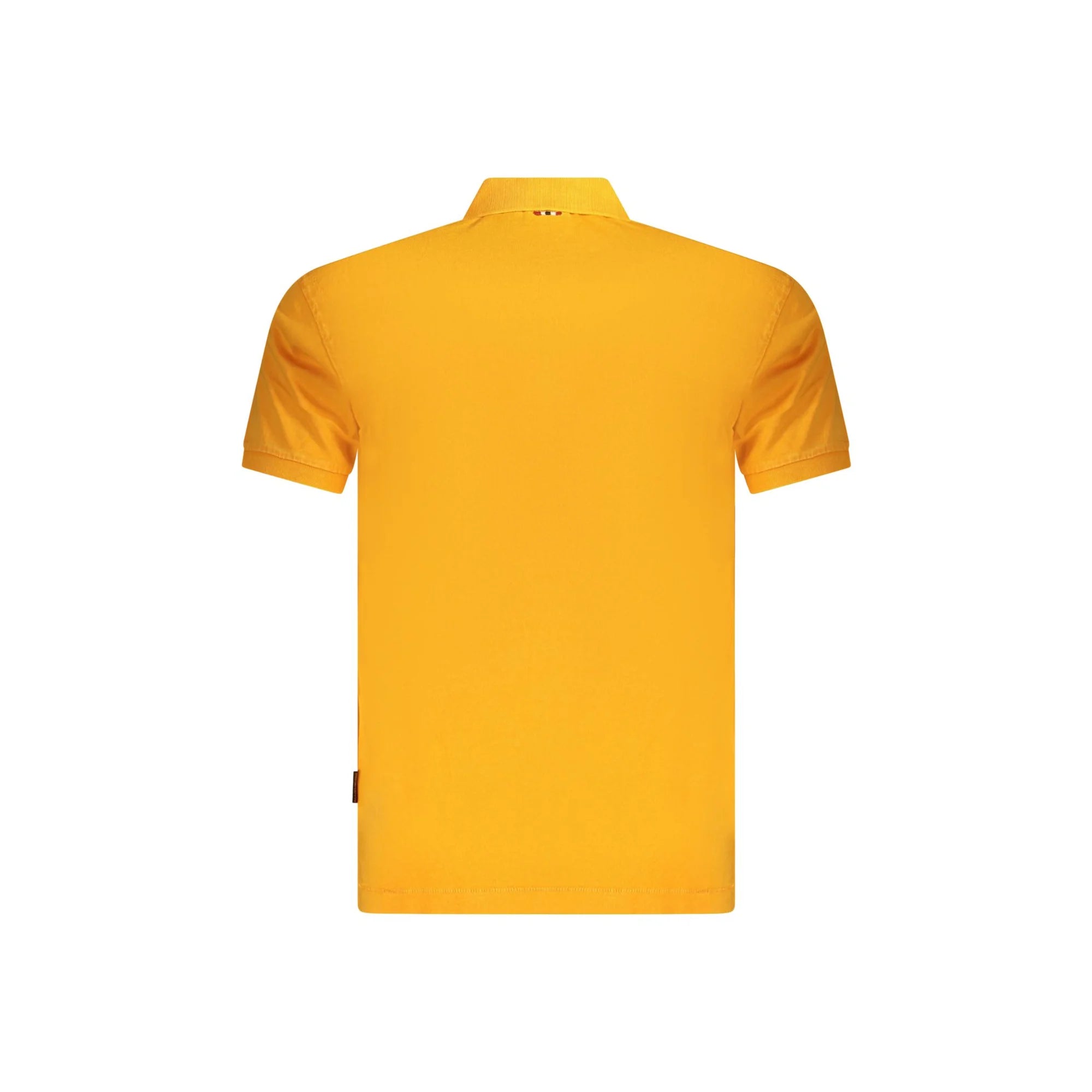 NAPAPIJRI POLO MANICHE CORTE UOMO ARANCIO