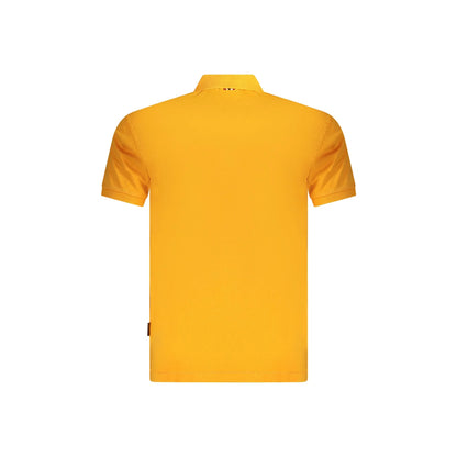 Napapijri Polo Maniche Corte Uomo Arancione Stampa/Ricamo/Logo - vista 2