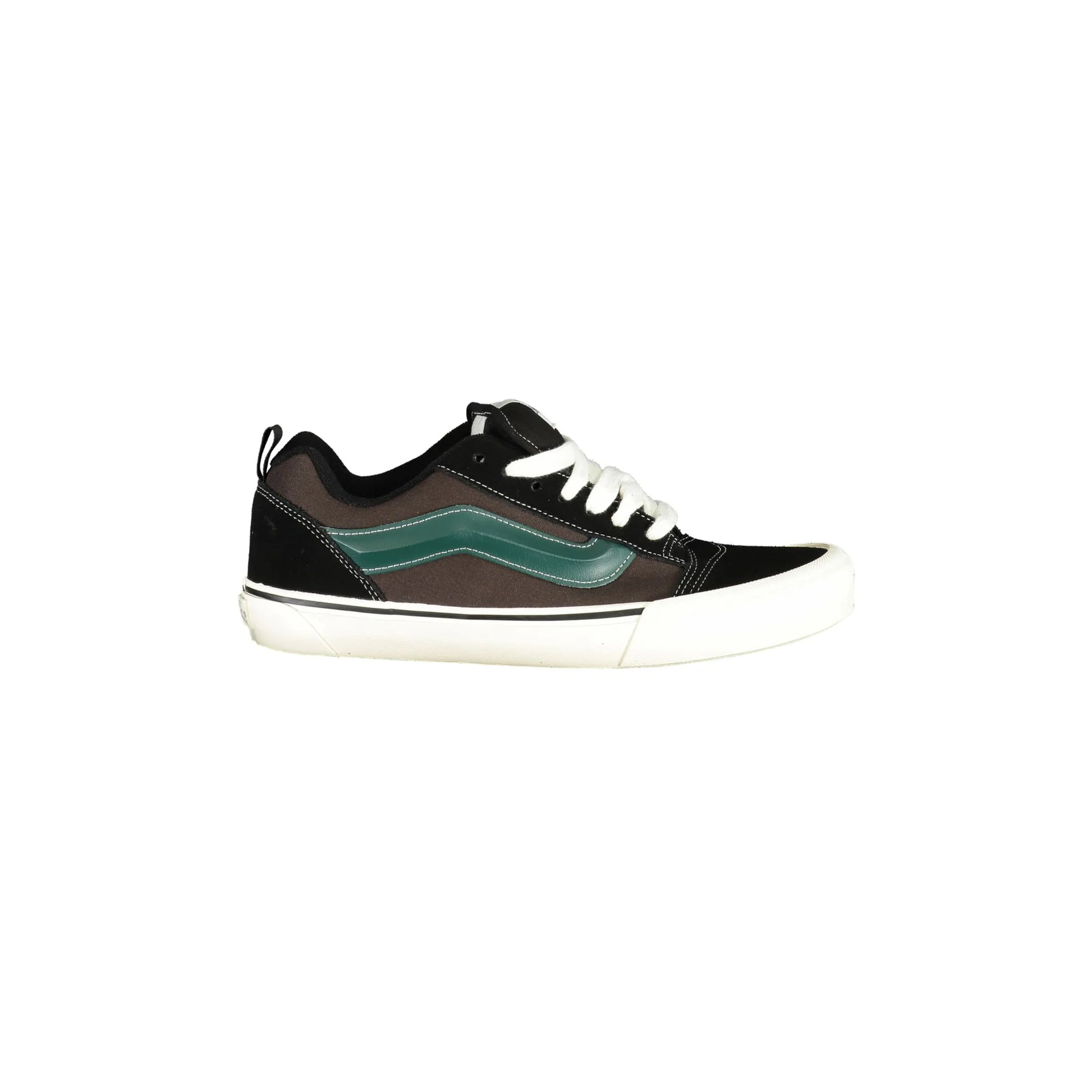 VANS Scarpe Sneakers Uomo Nere Knu Skool con Dettagli Verdi Nero - foto prodotto