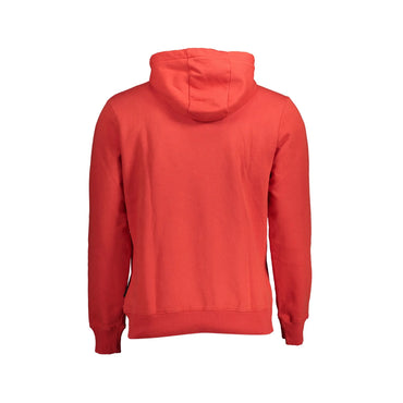 Napapijri Felpa Maniche Lunghe Uomo Rossa Logo Felpe rosso - vista 2