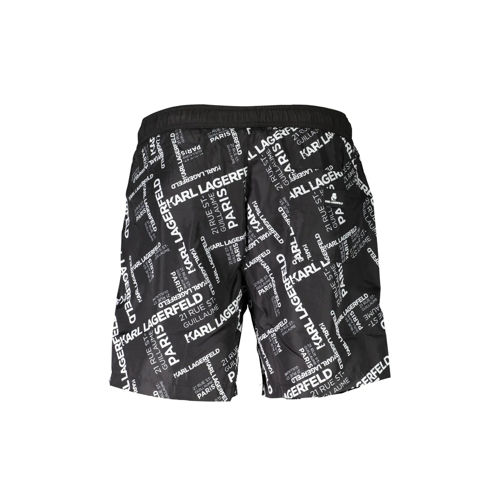 KARL LAGERFELD BEACHWEAR COSTUME PARTE SOTTO UOMO NERO