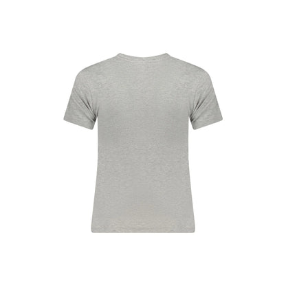 Guess Jeans T-Shirt Maniche Corte Donna Grigia Stampa Logo grigio - vista 2