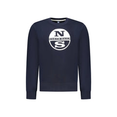 North Sails hanorac Bărbați Albastră guler rotund Mediu Logo Imprimat