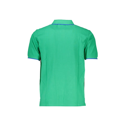 North Sails Polo Maniche Corte Uomo Verde Stampa - vista 2