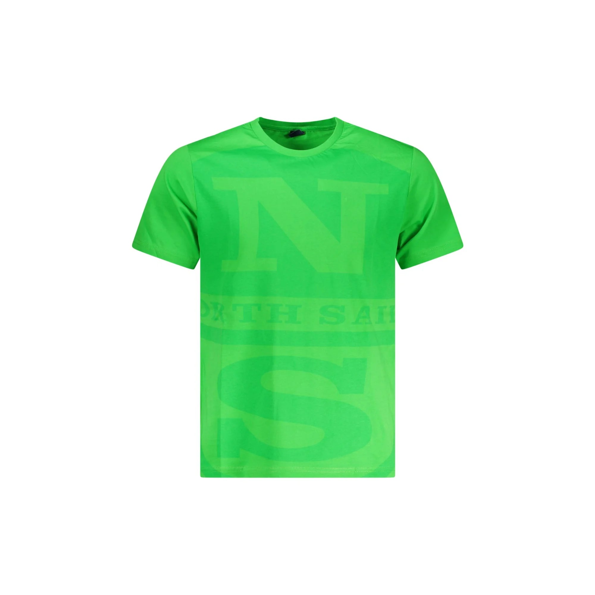 North Sails T-Shirt Maniche Corte Uomo Verde Stampa Logo - foto prodotto