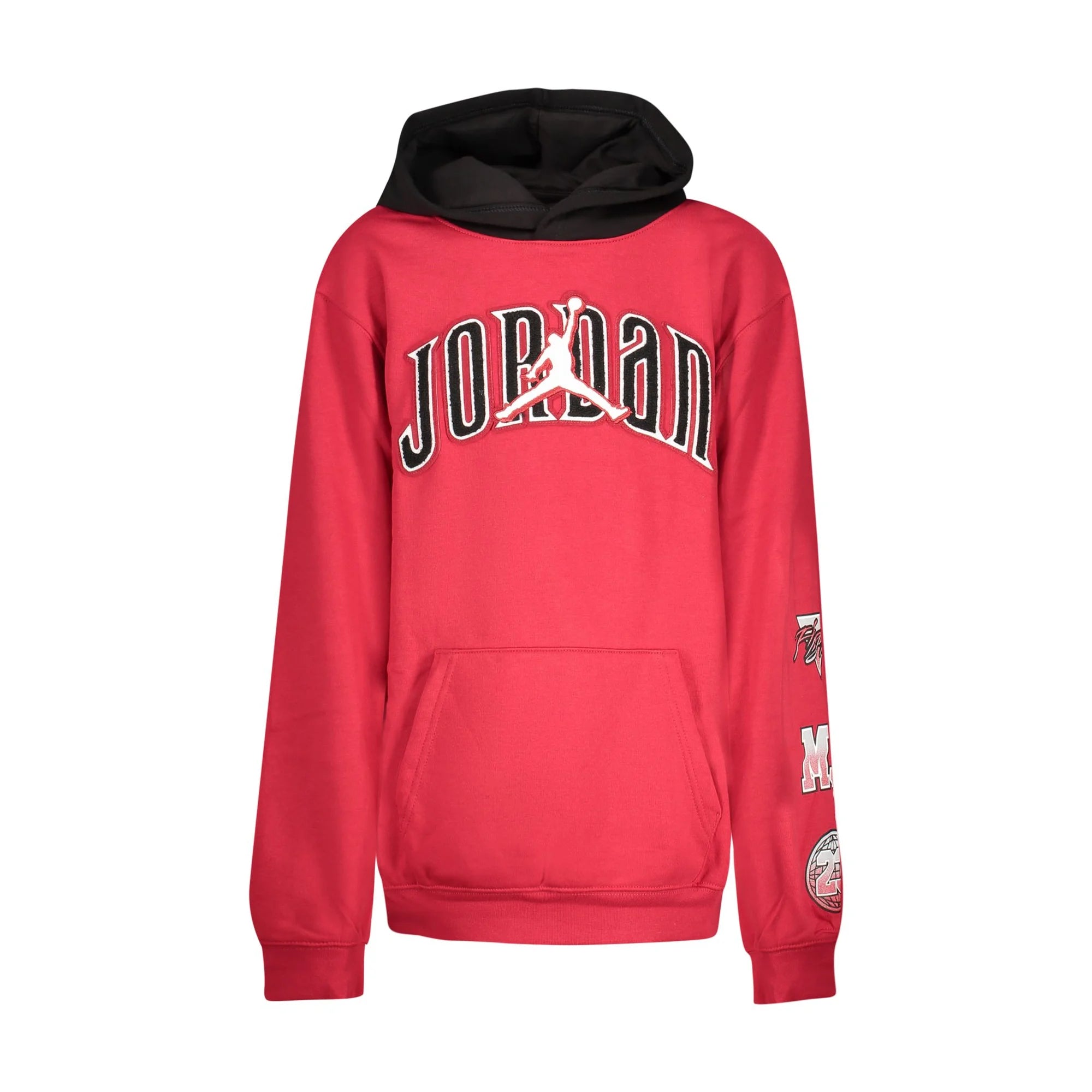 JORDAN FELPA SENZA ZIP BAMBINO ROSSO