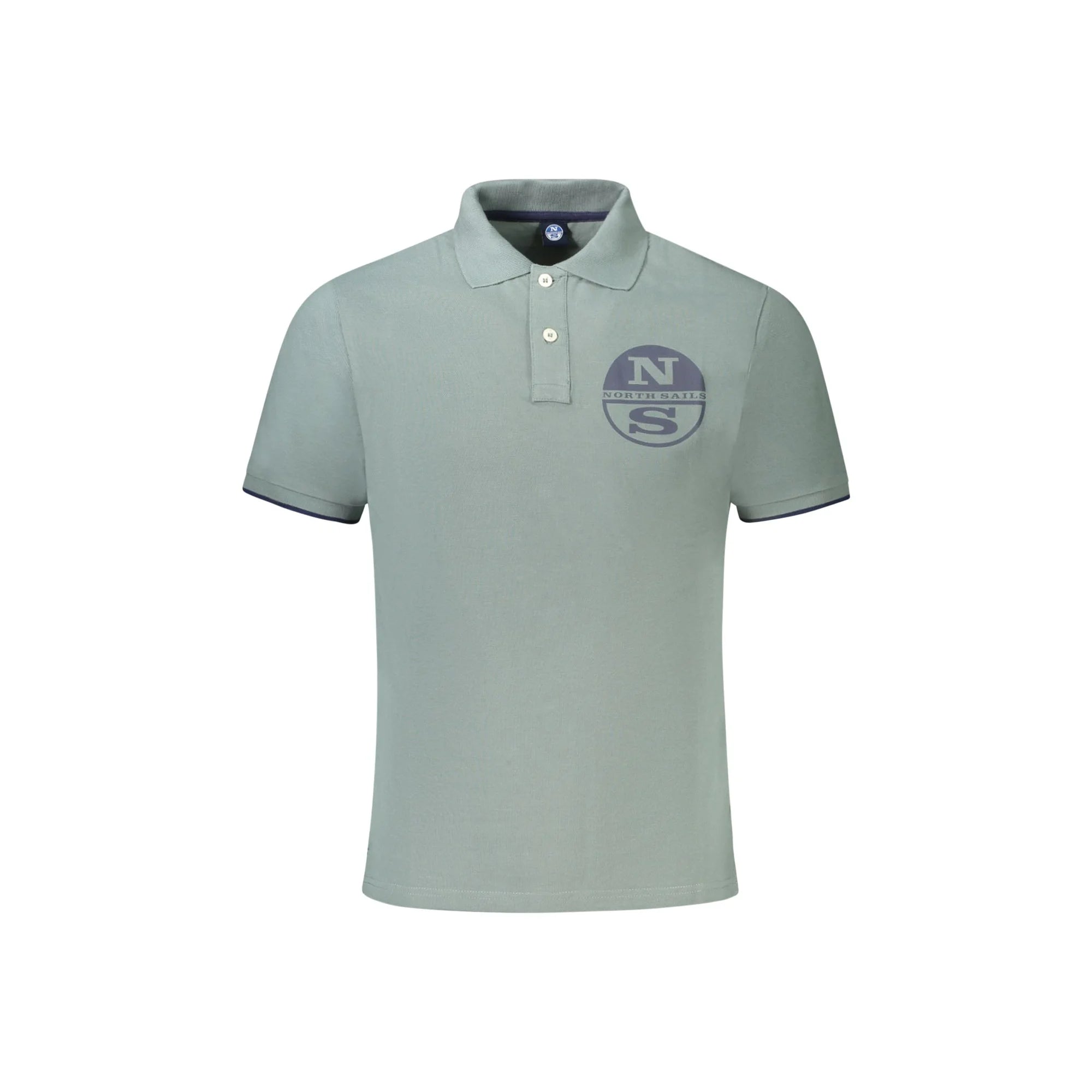 NORTH SAILS POLO MANICHE CORTE UOMO VERDE
