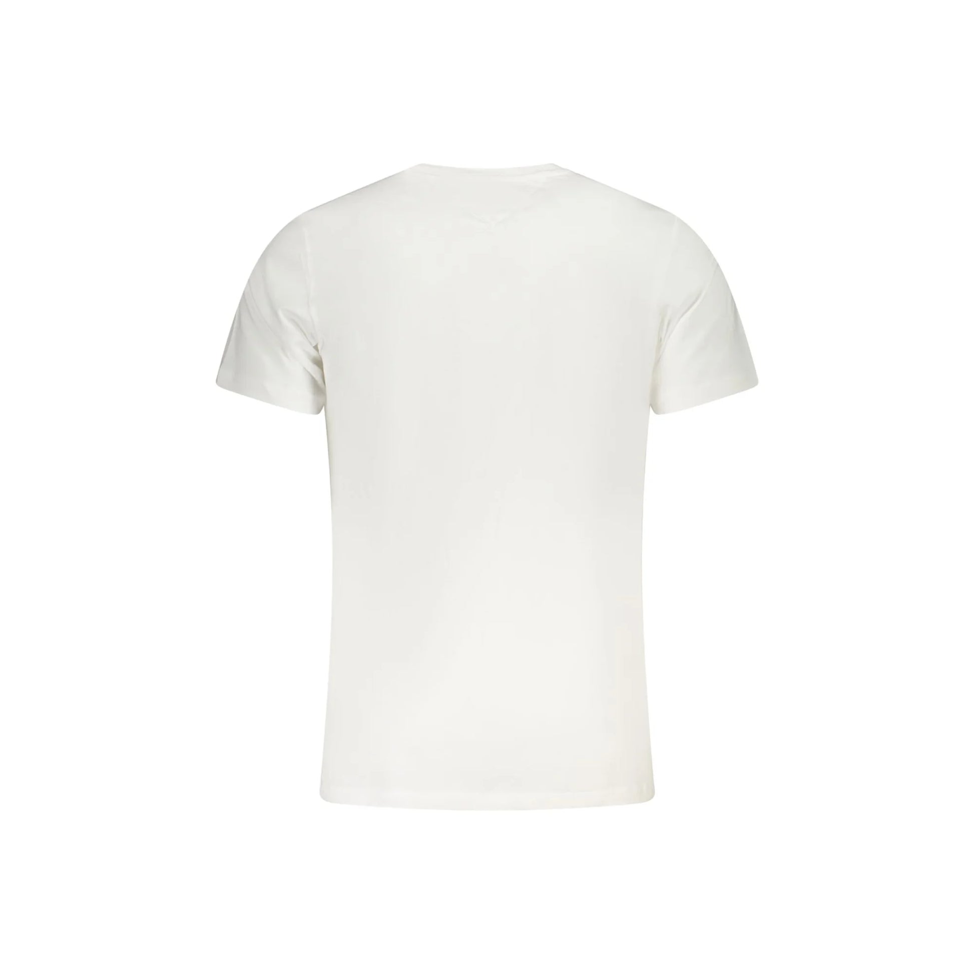 Tommy Hilfiger T-Shirt Uomo Bianca Girocollo Cotone Stampa Logo bianco - vista 2