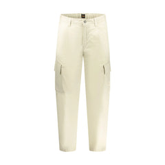 Boss Pantaloni Bărbați bej Tapered Fit