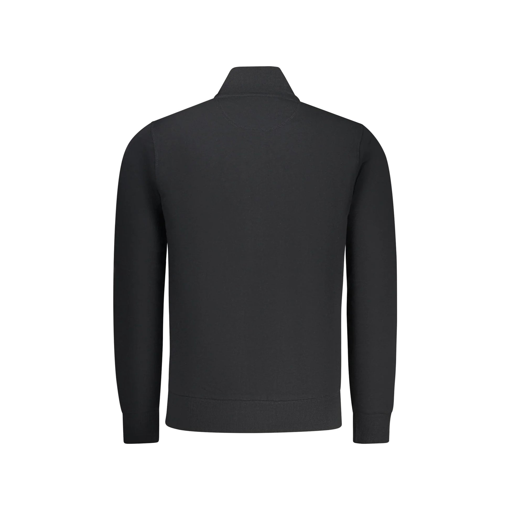 North Sails Felpa Uomo Nera Zip Garzata Tasche Logo Felpe nero - vista 2