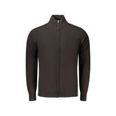 North Sails herre cardigan sort med broderet logo