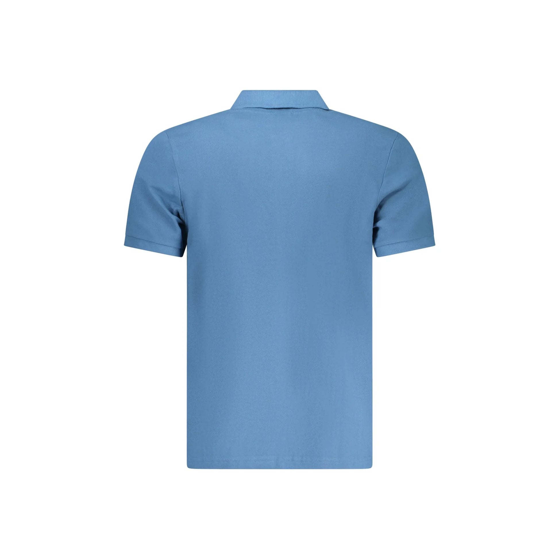 North Sails Polo Uomo Blu Maniche Corte Cotone Logo - vista 2