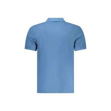 North Sails Polo Uomo Blu Maniche Corte Cotone Logo - vista 2