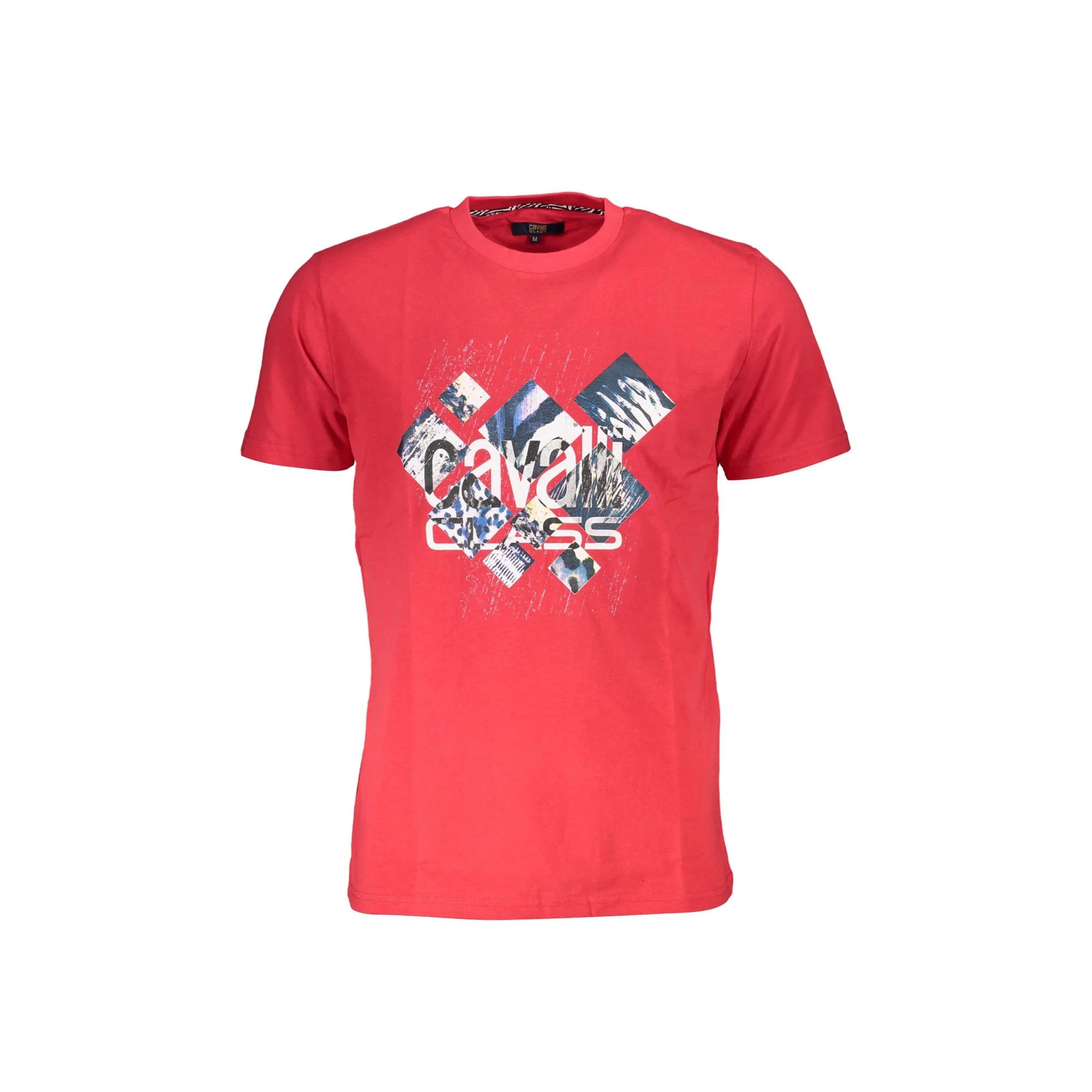 CAVALLI CLASS T-SHIRT MANICHE CORTE UOMO ROSSO