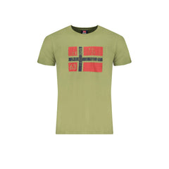 Norway 1963 T-Shirt Maniche Corte Uomo Verde Stampa