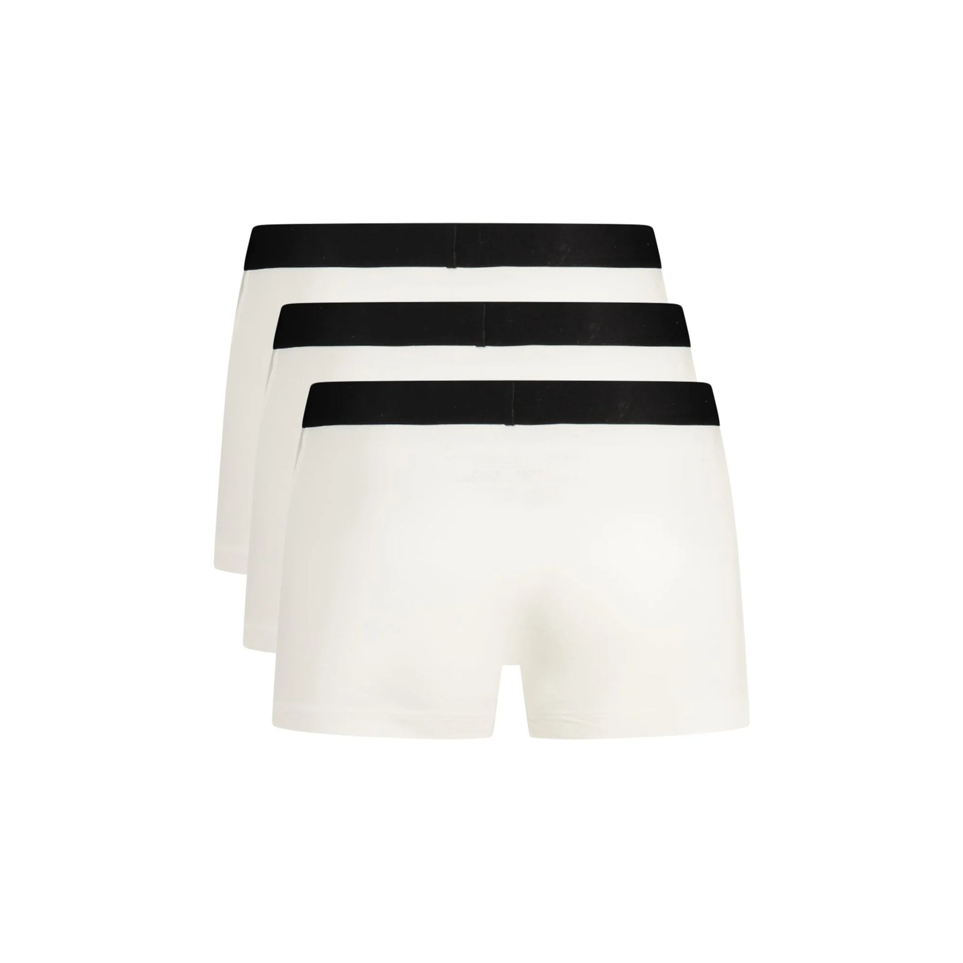 Boss Boxer Uomo Bianco Stampa Logo Intimo - vista 2