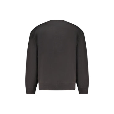 Calvin Klein Felpa Maniche Lunghe Uomo Nera Stampa Felpe nero - vista 2