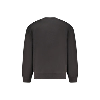 Calvin Klein Felpa Maniche Lunghe Uomo Nera Stampa Felpe nero - vista 2