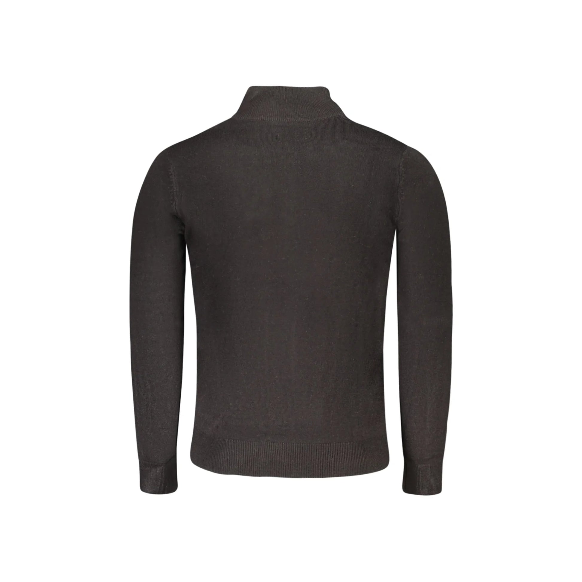 North Sails Maglia Uomo Nera Mezza Zip in Maglia Morbida Maglie nero - vista 2