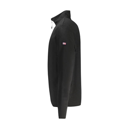 Norway 1963 Felpa Pile Uomo Nera Mezza Zip Contrasto Logo Felpe nero - vista 3
