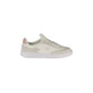 TOMMY HILFIGER Scarpe Sneakers Donna Bianche con Dettagli Rosa e Ricamo Bianco - foto prodotto