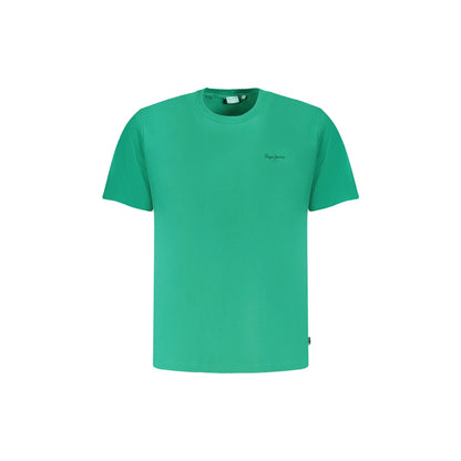 Pepe Jeans T-Shirt Maniche Corte Uomo Verdi Stampa Logo Verde - foto prodotto