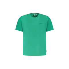 Pepe Jeans T-Shirt Maniche Corte Uomo Verdi Stampa Logo