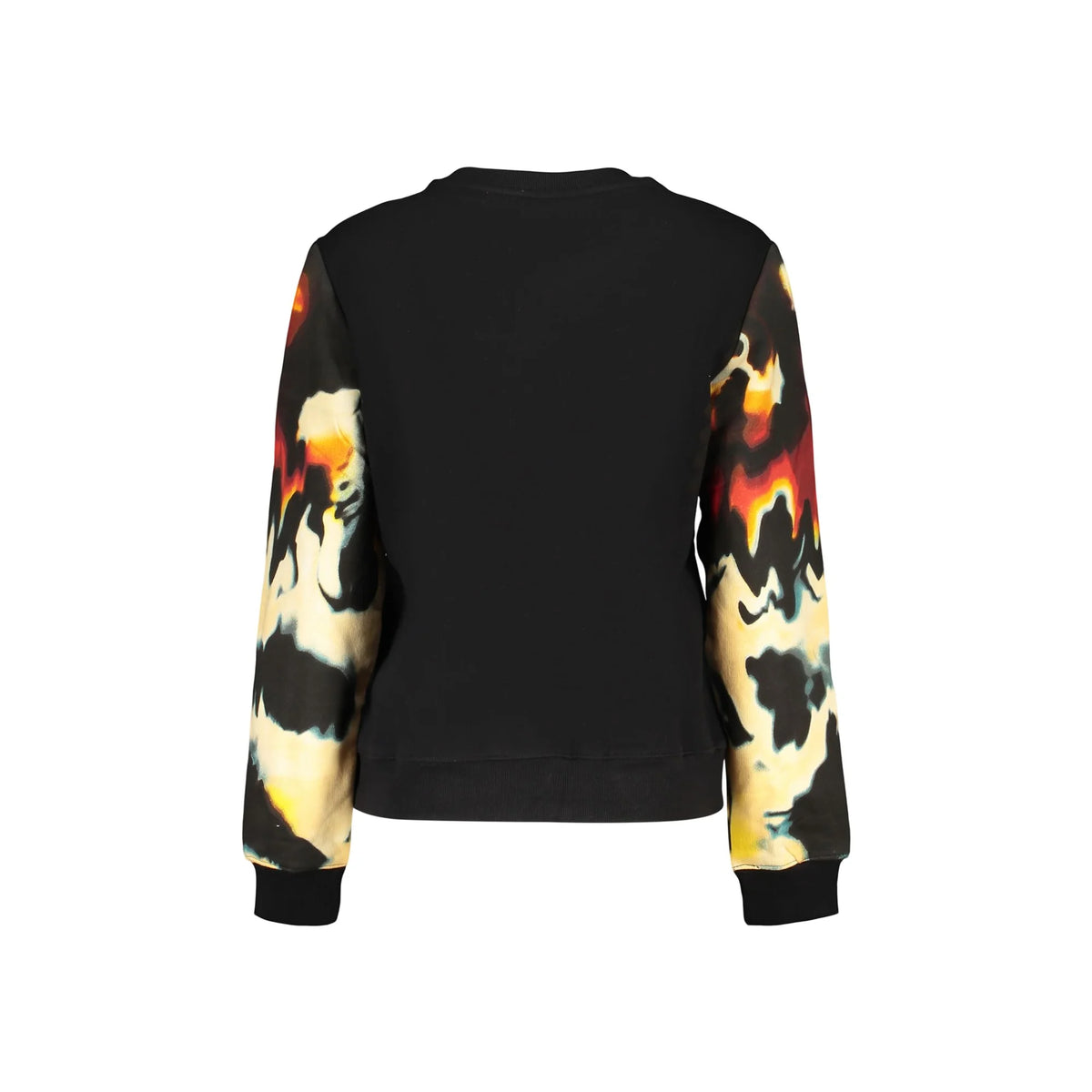 DESIGUAL FELPA SENZA ZIP DONNA NERO