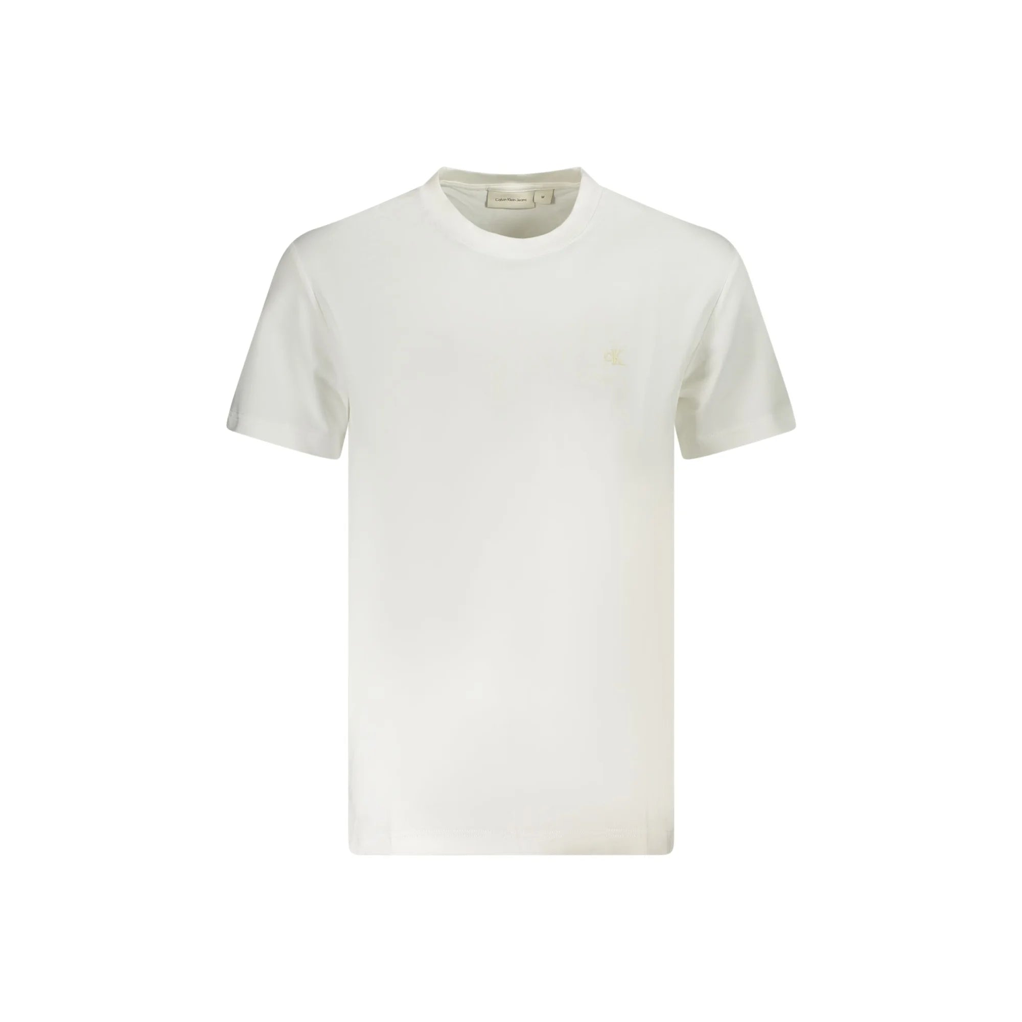 Calvin Klein T-Shirt Maniche Corte Uomo Bianca Stampa Logo Bianco - foto prodotto