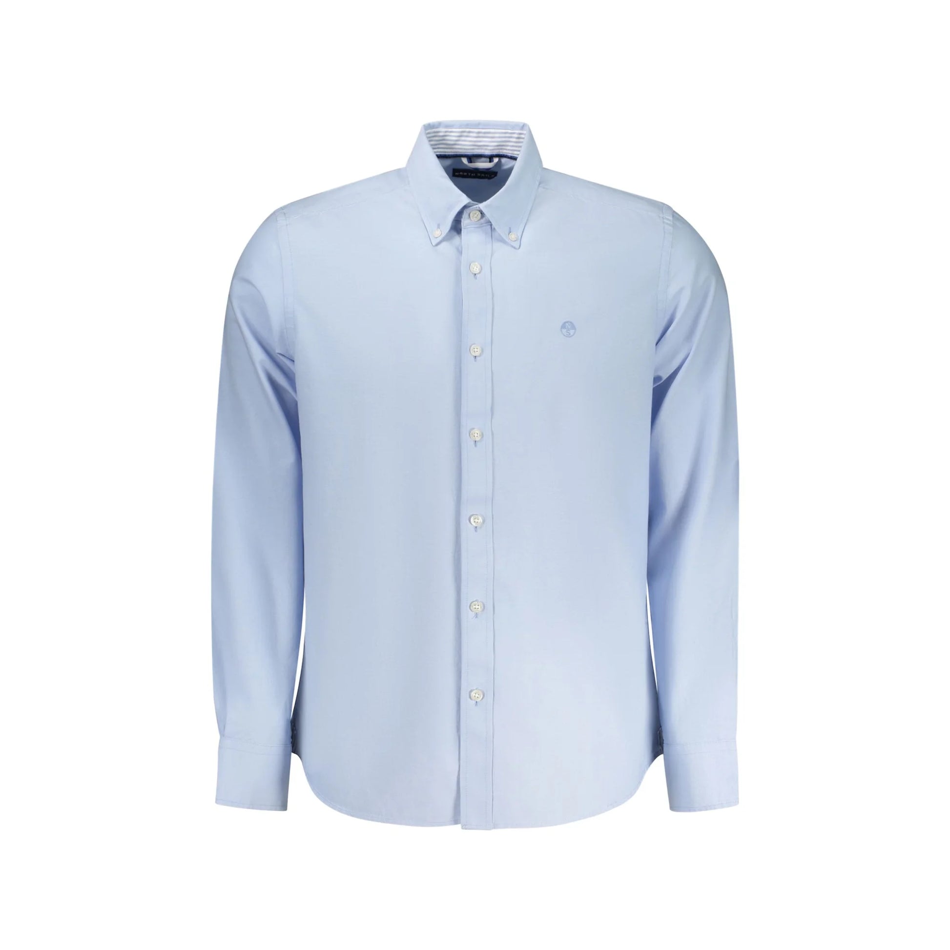 North Sails Camicia Maniche Lunghe Uomo Azzurra Ricamo Camicie Azzurro - foto prodotto