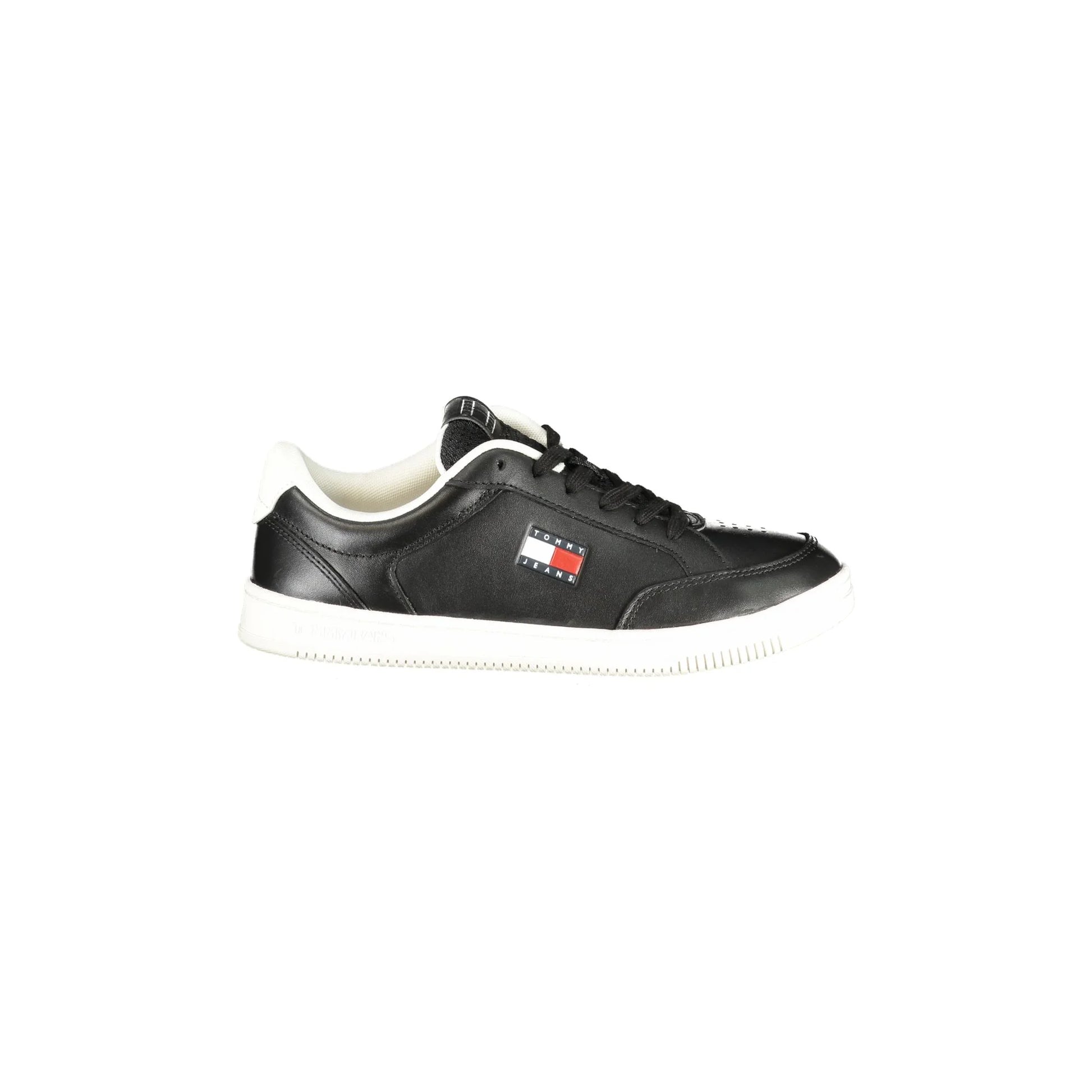 Tommy Hilfiger Sneakers Uomo Nere Stampa Logo Nero - foto prodotto