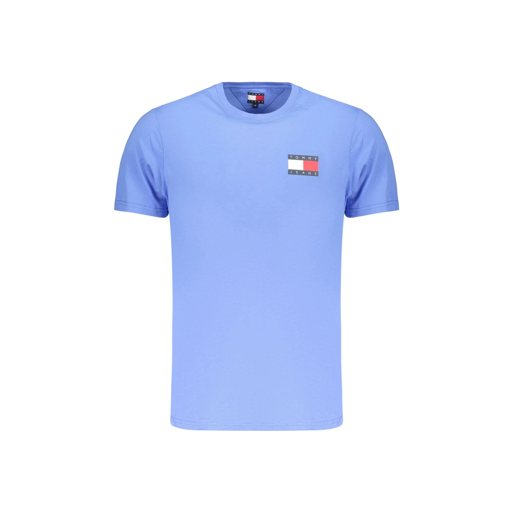 TOMMY HILFIGER T-SHIRT MANICHE CORTE UOMO AZZURRO