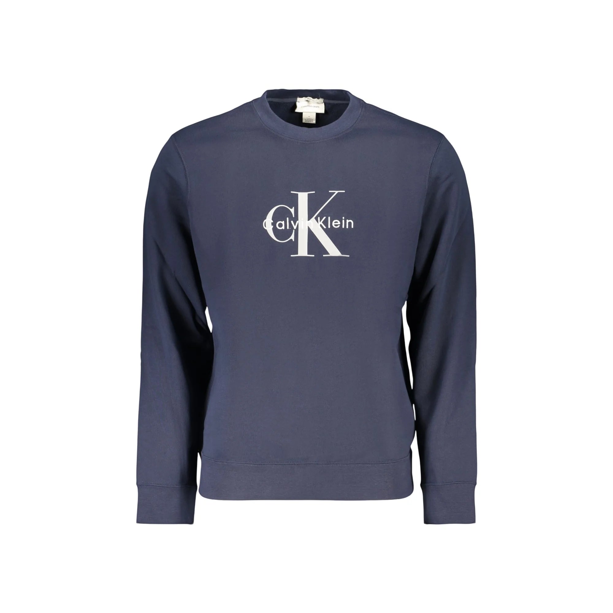 CALVIN KLEIN FELPA SENZA ZIP UOMO BLU