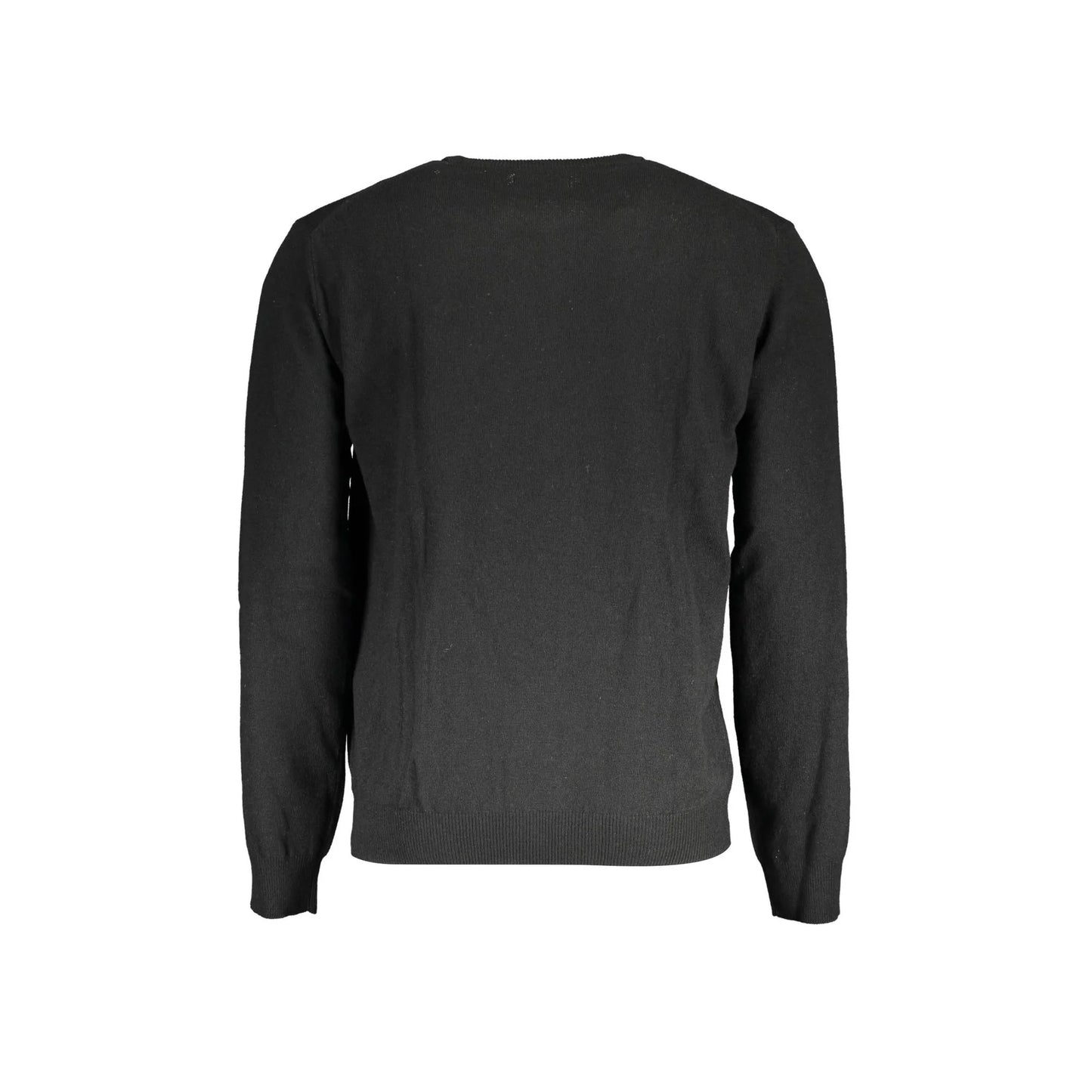 La Martina Maglione Uomo Nero Ricamo Maglie - vista 2