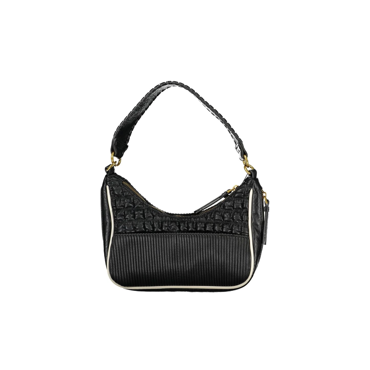 Desigual Borsa a Tracolla Donna Nera Logo Borse nero - vista 2