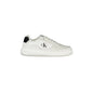 CALVIN KLEIN Scarpe Sportive Donna Bianche con Stampa e Lacci Sneakers Bianco - foto prodotto