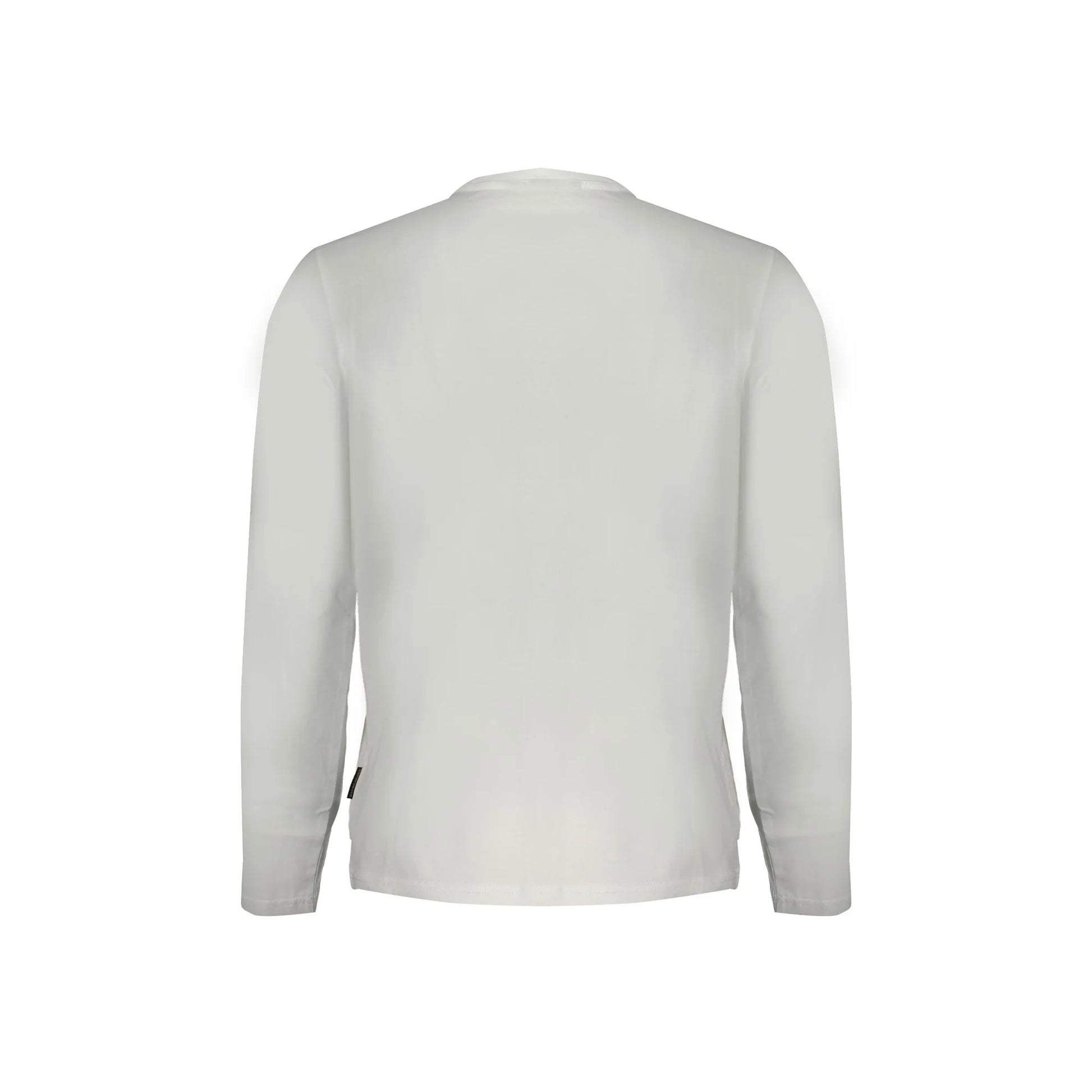 Napapijri T-Shirt Uomo Maniche Lunghe Girocollo Cotone Logo Ricamato - vista 2