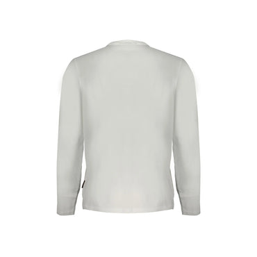Napapijri T-Shirt Uomo Maniche Lunghe Girocollo Cotone Logo Ricamato - vista 2