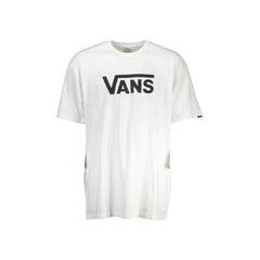 Vans T-Shirt Μανίκια Κοντά Ανδρική Λευκή Εκτύπωση Λογότυπο