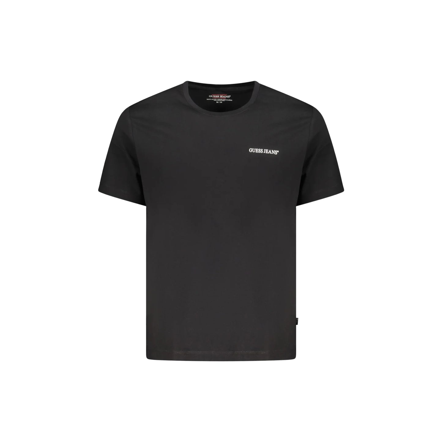 Guess Jeans T-Shirt Maniche Corte Uomo Nera Stampa Logo Nero - foto prodotto