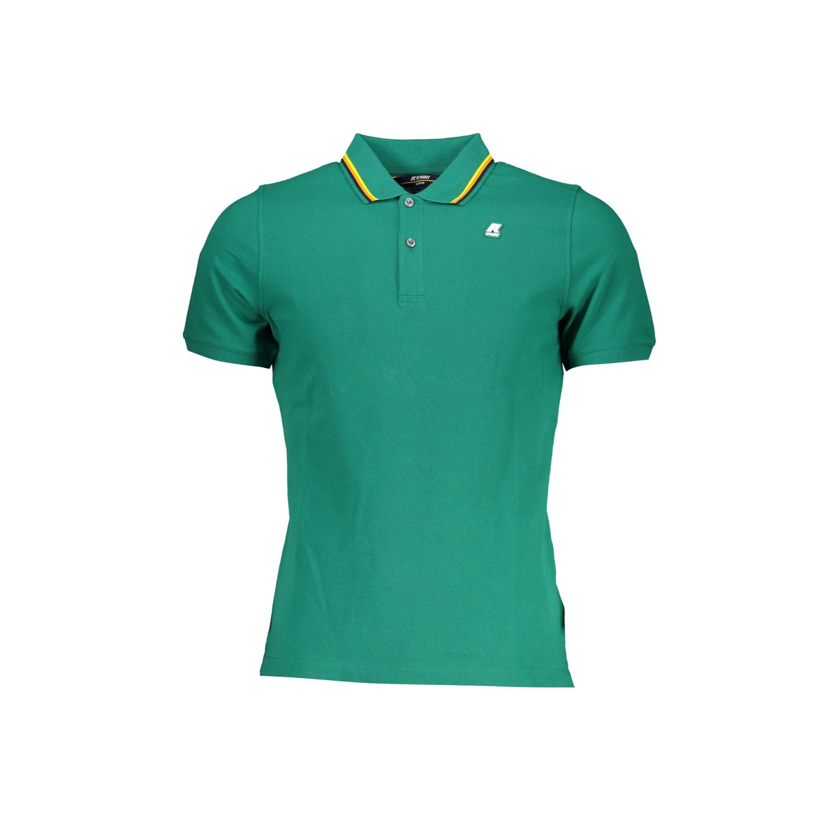 K-WAY POLO MANICHE CORTE UOMO VERDE