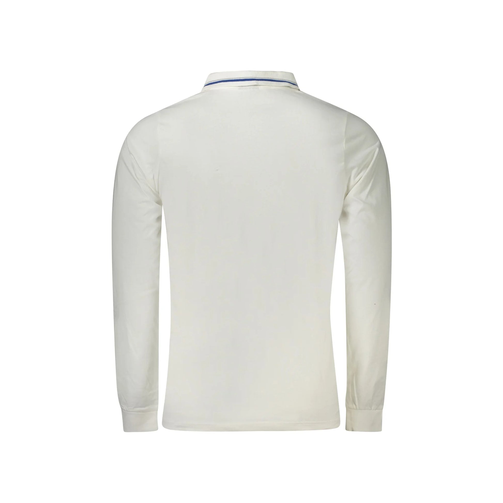 Norway 1963 Polo Maniche Lunghe Uomo Bianca Ricamo bianco - vista 2